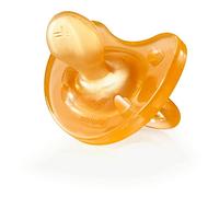 Chicco Physio Soft Chupetes para Bebés de 6 a 16 Meses, Látex Natural Suave y Delicado que Imita el Pecho Materno, con Orificios de Ventilación y Tetina Physioforma - Marrón