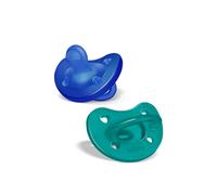 Chicco PhysioForma Chupete de Silicona Suave 16-36m Verde/Azul x2