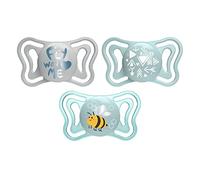 Chicco Chupete Silicona Physio Light Ortodontico Azul 2-6 M 2 U