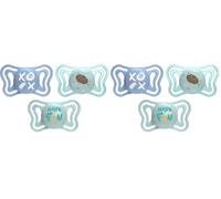Chicco PhysioForma Light Chupete 6-16 M, Chupetes Recién Nacido con Pezón Suave de Silicona, Ayuda a la Respiración Fisiológica y Favorece Desarrollo Correcto de la Boca,Colores Surtidos Azul, 2 pz
