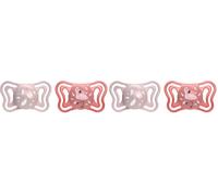 Chicco PhysioForma Light, Chupetes 6-16 M, Chupetes Recién Nacido con Pezón Suave de Silicona, Ayuda a la Respiración Fisiológica y Favorece Desarrollo Correcto de la Boca, Colores Surtidos Rosa, 2pz