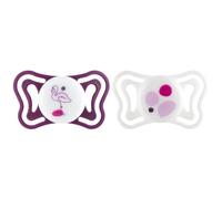 Chicco PhysioForma Light Chupetes Recién Nacido, 16-36 Meses,Chupetes con Pezón Suave de Silicona, Ayuda a la Respiración Fisiológica y Favorece Desarrollo Correcto de la Boca,Rosa,2pz