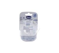 Chicco 105644002 chupete de niño Chupete nocturno Ortodóntico Silicona Transparente