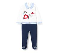 Chicco Pijama con Apertura en el Solapa, para bebé, Color Azul, 9 Meses