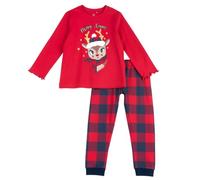Chicco Pijama de Algodón - Navidad, Unisex niños, Rojo (1), 18 meses, Diseñado en Italia