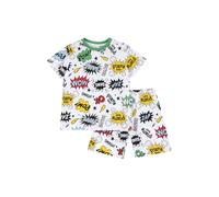 Chicco, Pijama de Manga Corta Niña y Niño en Algodón Suave, Ideal para Primavera y Otoño, Designed in Italy, Ropa Bebé