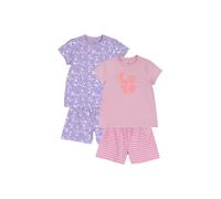 Chicco, Pijama para Niña, Conjunto de 2 Pijamas Cortos con Camiseta y Pantalones Cortos de Algodón 100%, Ideales para Primavera y Verano, Ropa para Bebés y Niñas