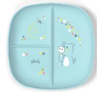 Chicco Plato con Compartimentos Azul +12m