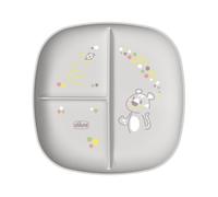Chicco Plato Dividido 12m+ Gris