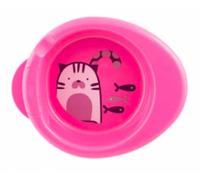 Chicco Warmy Plate - Plato termo 2 en 1, 6 m+, rosa