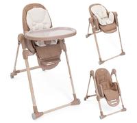 Chicco Polly Armonia Trona Evolutiva para Niños de 0 Meses hasta 40 kg, Trona 3en1, 9 Niveles de altura, 3 Posiciones de reclinado, Reposapiés Regulables, 4 Ruedas, Cierre Compacto, Rojo