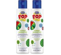 Chicco POP Champú y acondicionador Watermelon Splash, Aroma Sandía, champú y acondicionador de frutas, shampoo suave para niños, sin lágrimas, fórmula vegana, 250 ml (Paquete de 2)