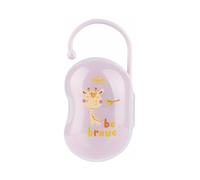 Chicco Porta Chupete Doble Rosa