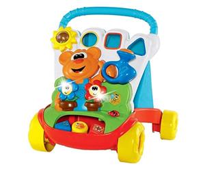 Chicco Primeros Pasos Riega y Camina, Andador Electrónico e Interactivo con Clasificador de Formas, Luces y Sonidos, Andador Bebé para Primeros Pasos, Juguetes Niños 9 Meses - 2 Años