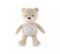 Chicco - Proyector Baby Bear Peluche Extrasuave Con Efectos De Luz Y Melodías Color Rosa