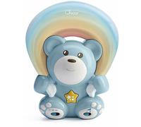 Chicco Proyector Musical Oso Arcoíris, Luz Nocturna para Bebés, Osito con Música Relajante y Proyección de Arcoíris Ajustable - Juguetes para Bebés desde 0 Meses, Azul