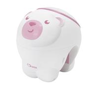 Chicco Proyector Osito Polar First Dreams, Luz de Noche 2 en 1 para Cunas y Minicunas, Proyección de Aurora Boreal, Música Clásica Relajante y Sonidos de la Naturaleza, Juguetes Bebé, 0 Meses +, Rosa
