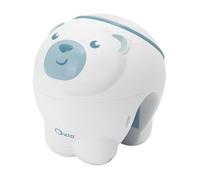 Chicco Proyector Oso Polar 2en1, para Cunas, Moisés y Camas Next2Me, Proyección Mágica Aurora Boreal, 30 Minutos de Música Clásica, Sonidos de Naturaleza, Funciones Personalizables, +0 Meses, Azul