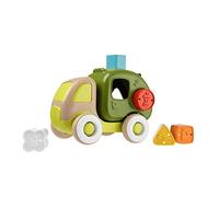 Chicco Recycling Lorry Eco+, Camión de Juguete, Juego Educativo Reciclaje, 5 Formas Encajables, para la Coordinación Óculo-Manual, de Plástico Reciclado, Juguetes para Bebés Niños 10 Meses -3 años