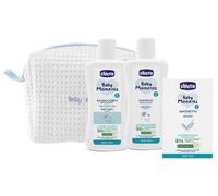 Chicco Regalo Baño-Champú-Jabonera-Beauty Azul Hecho En Italia
