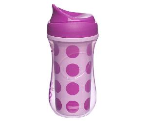 Chicco Repas Tasse Bord Rigide et Paroi Isolante Active +14m Rose