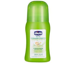 Chicco Roll On - Refrescante y protector, protección natural contra insectos, 60 ml