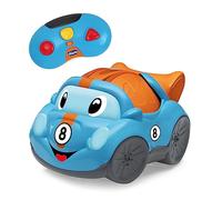 Chicco Rolly Coupé RC, Coche teledirigido con Control Remoto, tecnología giratoria, 3 Botones interactivos, claxon y más de 20 Sonidos y melodías, para niños de 18 Meses a 4 años.