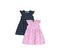 Chicco, Ropa para Niña, Conjunto de 2 Vestidos de Tejido Suave, Ideales para Primavera y Verano, Ropa para Bebés y Niñas