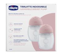 Chicco Sacaleches Eléctrico Portátil Doble, Sacaleches Eléctrico Manos Libres, Extractor de Leche Eléctrico Todo en Uno, Compacto y Discreto, 3 Modos y 10 Niveles