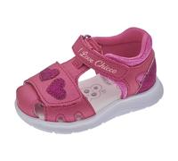 Chicco, Sandales à Double Velcro Fuchsia, Confortables, Légères, Flexibles et Transpirables, Niñas, Diseñado en Italia