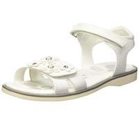 Chicco Sandalia de niña con doble correa (3), Sandalias Niñas, Blanco 1, 28 EU