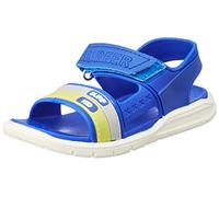 Chicco Sandalia de doble correa ideal para el mar y la piscina, Sandalia Unisex niños, Azul 2, 24 EU