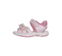 CHICCO, Sandalias Rosas Para Niña Con Cierre De Velcro Y Adornos Florales, Niña, Rosa pastel, Talla: 24