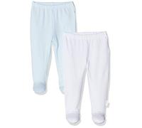 Chicco Set 2 Ghettine, Pantalones Bebé-Niños, Turquesa (Azzurro Chiaro 021), Recién Nacido (Talla del Fabricante: 044)