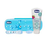 Chicco 00007533200000 cepillo de dientes Set de cepillo de dientes Azul Bebé