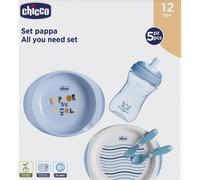Chicco Set Completo Comida Azul 12 M+