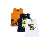 Chicco, Set de 3 Camisetas Niño, Camisetas Sin Mangas de Algodón, Ropa Infantil para Niño, Designed in Italy