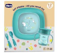 Chicco Set de Alimentación 12m+ Azul