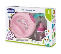Chicco Set de Comida Rosa +6 M