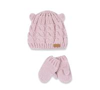 Chicco Set de Gorro Y Guantes En Tricot de Algodón, Invierno, Design In Italy Conjunto de Sombrero Unisex bebé