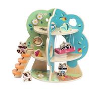 Chicco- Set de Juego de Madera con Personajes, Multicolor (Artsana SPA 1)