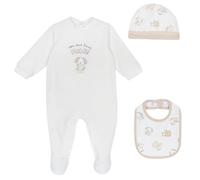 Chicco, Set Regalo Recién Nacido y Recién Nacida, con Pijama, Gorrito y Babero, Idea Regalo Nacimiento, Designed in Italy