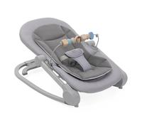 Chicco Silla Mecedora Magia, 2 en 1: Silla Mecedora para Recién Nacidos y Primera Silla hasta 18 kg, Barra de Juegos con Elementos de Madera, Mini Reductor Incluido, Modo Mecedora o Fija