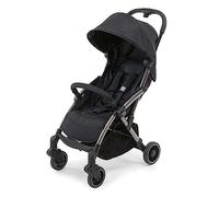 Chicco Silla Paseo Bebé Cheerio, Cochecito 0 Meses a 15 kg Ligero, Compacto, Plegable, Reclinable con Posición para Dormir, Cierre Automático en 1 Movimiento, Capota para Lluvia, Color Negro, 1 Unidad