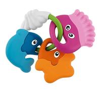 Chicco Sonajero Peces Mordedor, Sonajero Plástico Blando y Ligero, Juguetes para Bebés y Recién Nacidos, Adecuado para Juego y Dentinción, Multicolor, 3-18 Meses