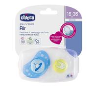 Chicco Chupete Silicona Physio Air Azul +12 M 2 Unidades