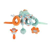 Chicco Spiral Camaleón Centro de Primeras Actividades, Juguete para Carritos o Cunas, para Bebés a partir de 0 meses, Hoja Arrugada, Espejo, Tacto Terciopelo, Embalaje de Plástico Reciclado