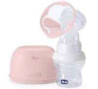 Chicco Sacaleches Eléctrico Stimolatte, Cómodo y Fácil de Usar, Copa Suave en el Pecho, 2 Modos de Extracción, 10 Niveles de Intensidad, Tapa Hermética y Tetina NaturalFeeling Incluidas