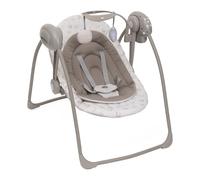 Chicco Swing&Play Columpio Eléctrico para Recién Nacidos 0 Meses+, 5 Velocidades de Balanceo, Melodías Relajantes, Plegable, Compacto y Ahorra Espacio, Respaldo con 2 Posiciones, 0 Meses