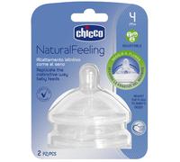 Chicco Tetina Natural Feeling Flujo Regulable 4M+ x2